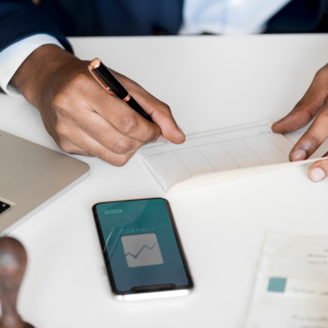 An illustration of a company using debt consolidation services to combine multiple debts into one loan.